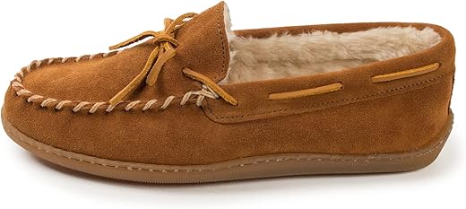 Minnetonka Men's Pile Lined Hardsole Slipper