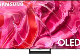 SAMSUNG 65-Inch Class OLED 4K S90C Series Quantum HDR, Dolby Atmos Object Tracking Sound Lite, Ultra Thin, Q-Symphony 3.0, Gaming Hub, Smart TV with Alexa Built-in (QN65S90C, 2023 Model), Titan Black