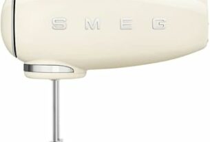 Smeg Red 50's Retro Style Electric Hand Mixer… (Cream)