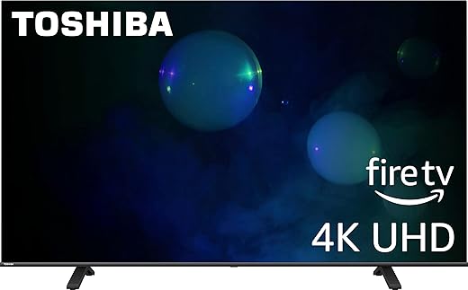 TOSHIBA 50-inch Class C350 Series LED 4K UHD Smart Fire TV with Alexa Voice Remote (50C350LU, 2023 Model)